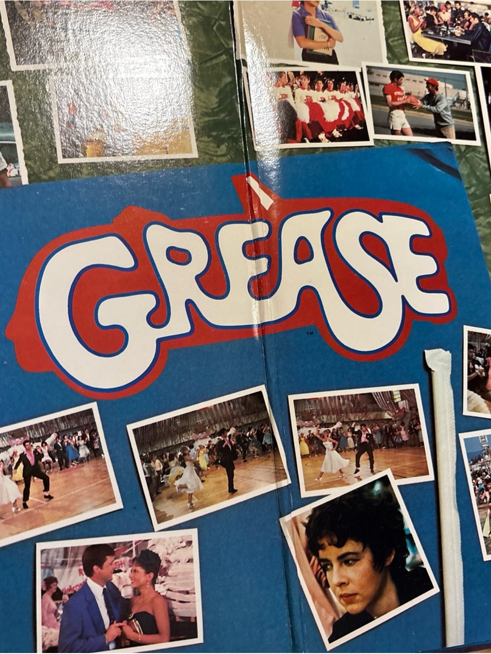 Grease Soundtrack 2LP John Travolta Olivia Newton John records are FAIR! - Picture 7 of 9